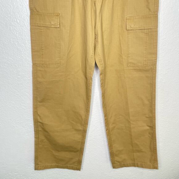 RSQ Kids Boys Pants Size 20 Khaki Loose Wide Leg Casual Lightweight Cargo - Picture 12 of 16